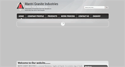 Desktop Screenshot of mantrigranite.com